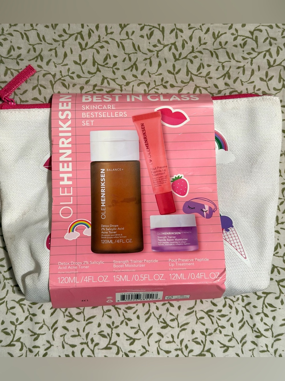 Ole Henriksen Best In Class Skincare Set With Bag